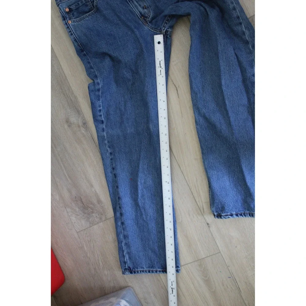 Levi's 550 Relaxed Fit Tapered Leg Jeans Mens 34x32 Medium Wash Blue 100% Cotton